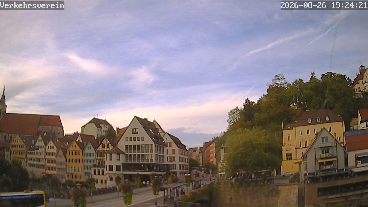 Webcam Tübingen - Livebild der Neckarfront