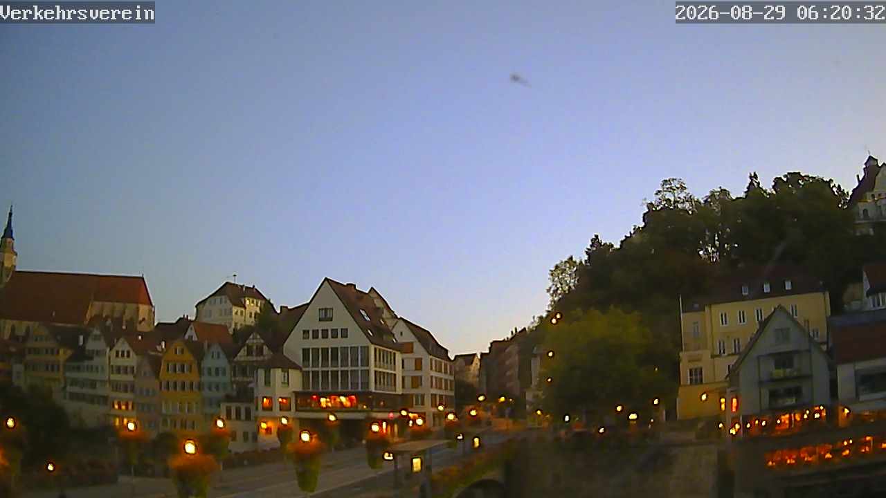 Webcam Tübingen - Livebild der Neckarfront